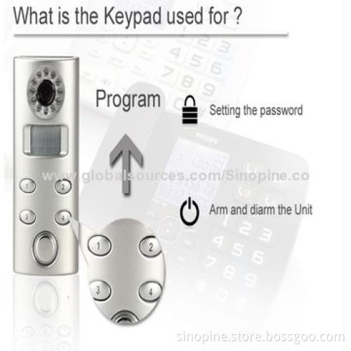 New Design PIR Alarm with Keypad